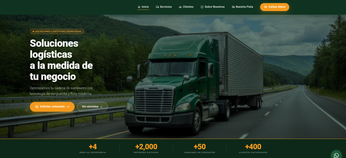 Captura del proyecto Web corporativa - Marsisa