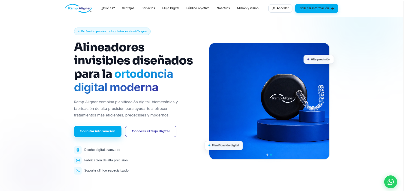 Captura del proyecto Ramp Aligner